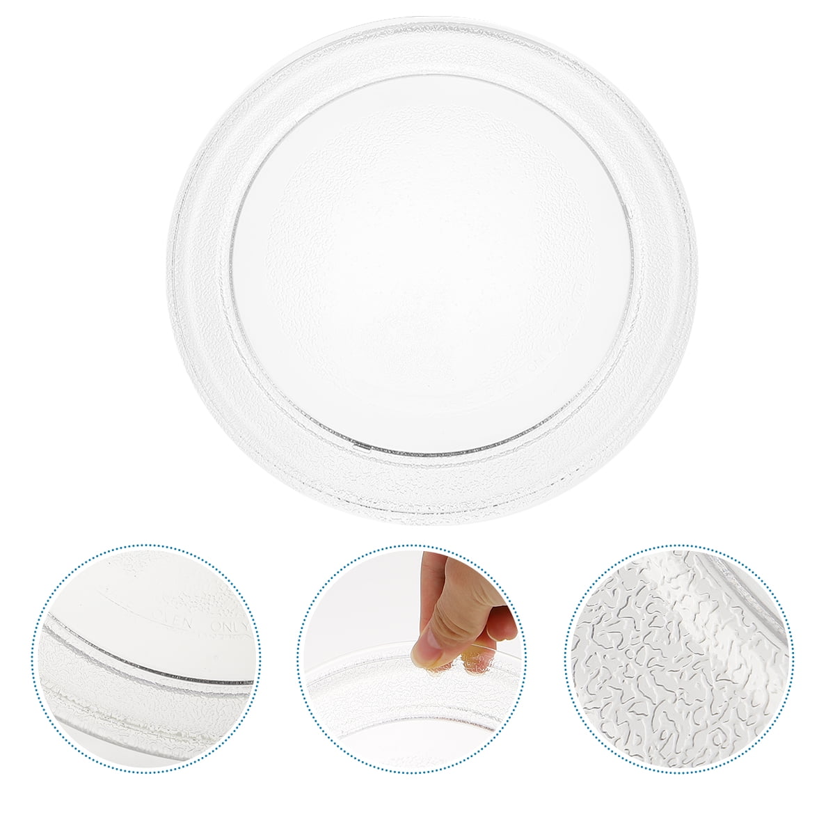 NIYANGLE Microwave Glass Turntable Replacement Plate Transparent Heat ...