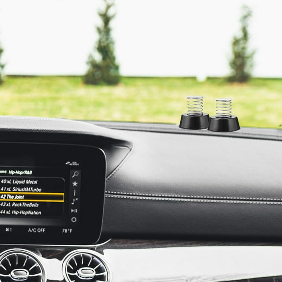 NIYANGLE Multi-use Design Shaking Head Doll Iron Spring Base for Car Decoration