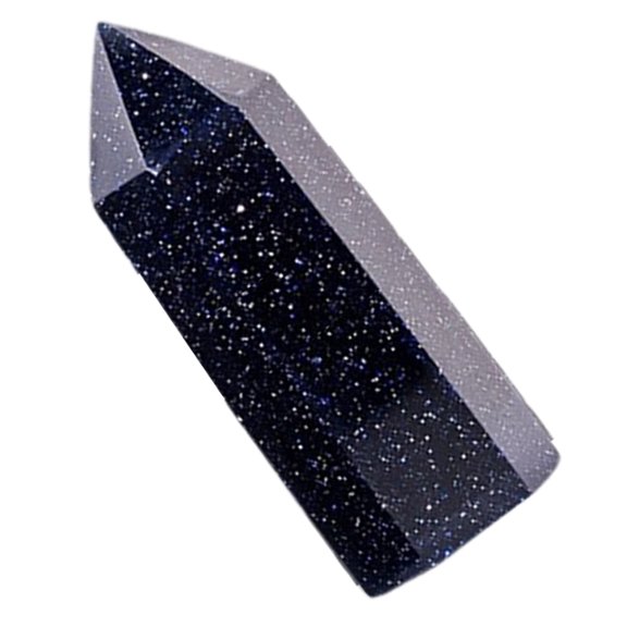 NIYANGLE Natural Crystal Stone Hexagonal Column Decorative Ornament for Desktop