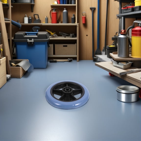 NIYANGLE Niyangle Universal Blue Durable Shock-Absorbing Walker Caster Wheels