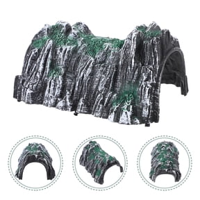 NIYANGLE Plastic Tunnel Accessory for Train Sets, Model Scenery, Compatible with Toy Railroads and Layouts for Kids and Collectors