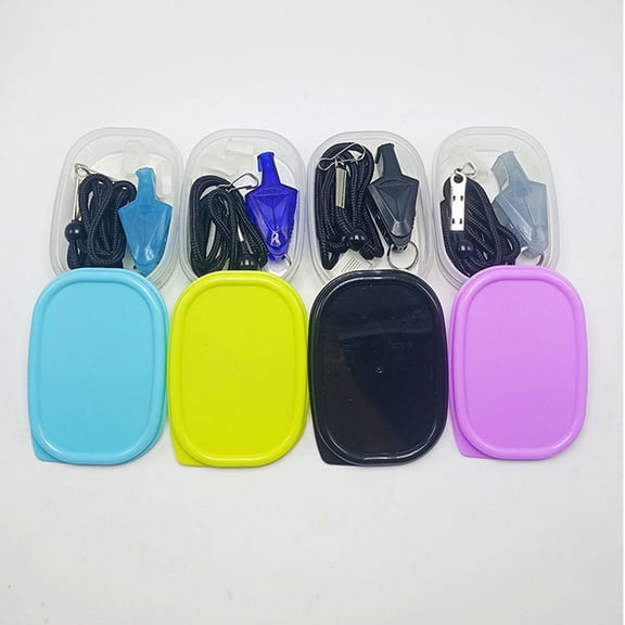 NIYANGLE Plastic Whistle for Referees and Sports Coaches, Loud Clear Sound, Training Whistles for Games and Outdoor Activities
