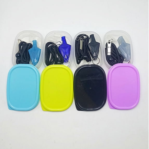 NIYANGLE Plastic Whistles 1 Referee and Sports Trainer with Crisp Sound Abs