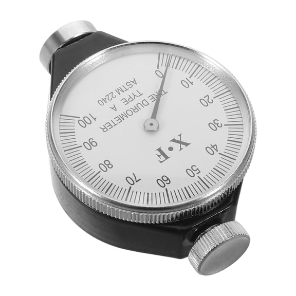 NIYANGLE Plated Silver Shore A Durometer Hardness Meter for Rubber Digital Display Portable Gauge