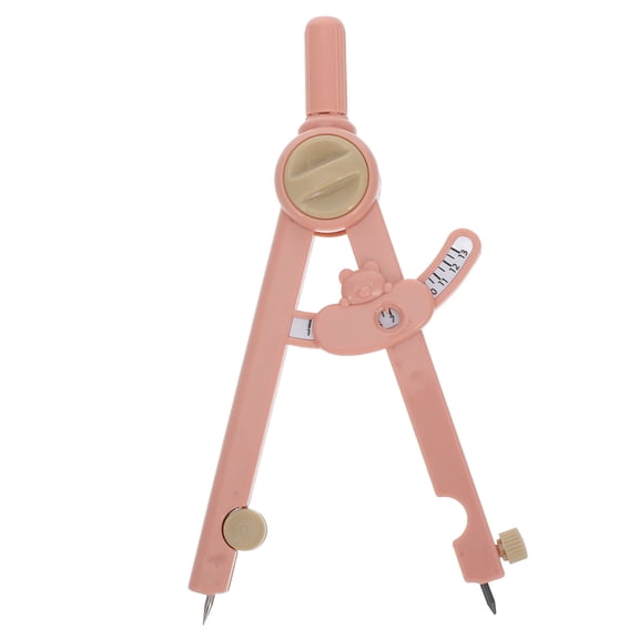 NIYANGLE Portable Pink Drafting Compass Kit for Math Teaching and Engineering Use