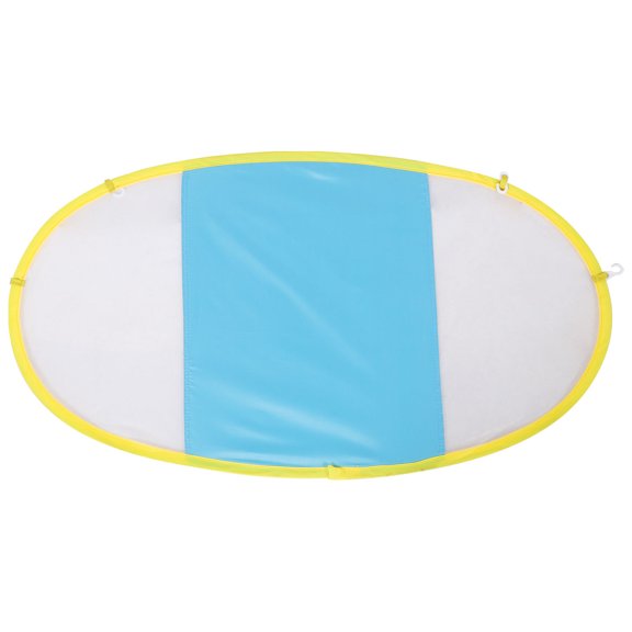 NIYANGLE Portable Sky Blue Swim Ring Canopy Cover with Detachable Sunshade for Pool Protection