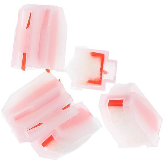 NIYANGLE Record Player Needle Stylus Attachment 5Pcs Plastic Phonograph Needle 1.4x0.55x0.75in