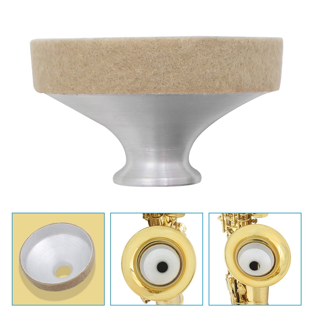 NIYANGLE Soprano Saxophone Mute in Khaki Sax Sound Dampener for ...