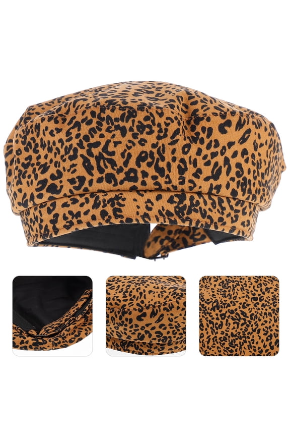 Vintage Street Beret Cap Camel Polyester 1Pcs Prevents Hair Messy Leisure