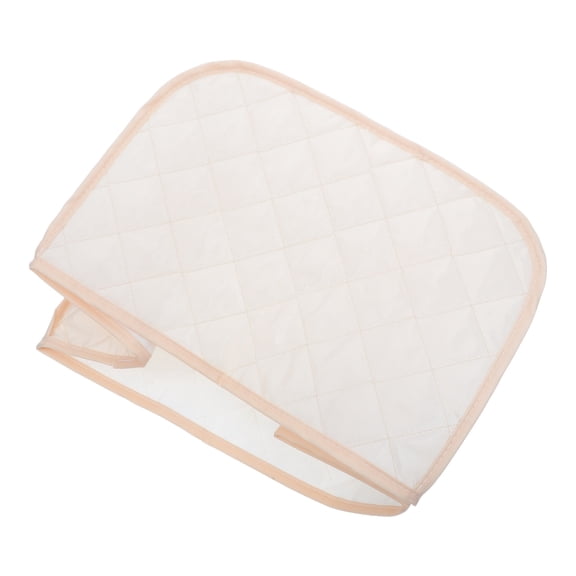 NIYANGLE White Polyester Bread Machine Cover for Home Counter Protection and Dust Defense