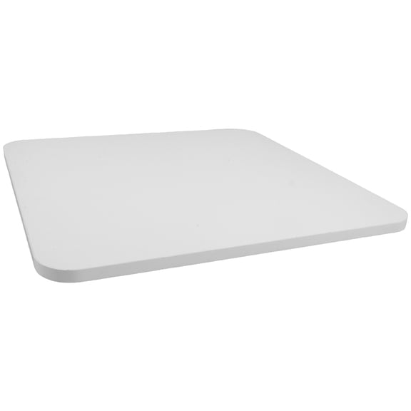 NIYANGLE White Square Table Top Replacement for Small Side Table, Density Board