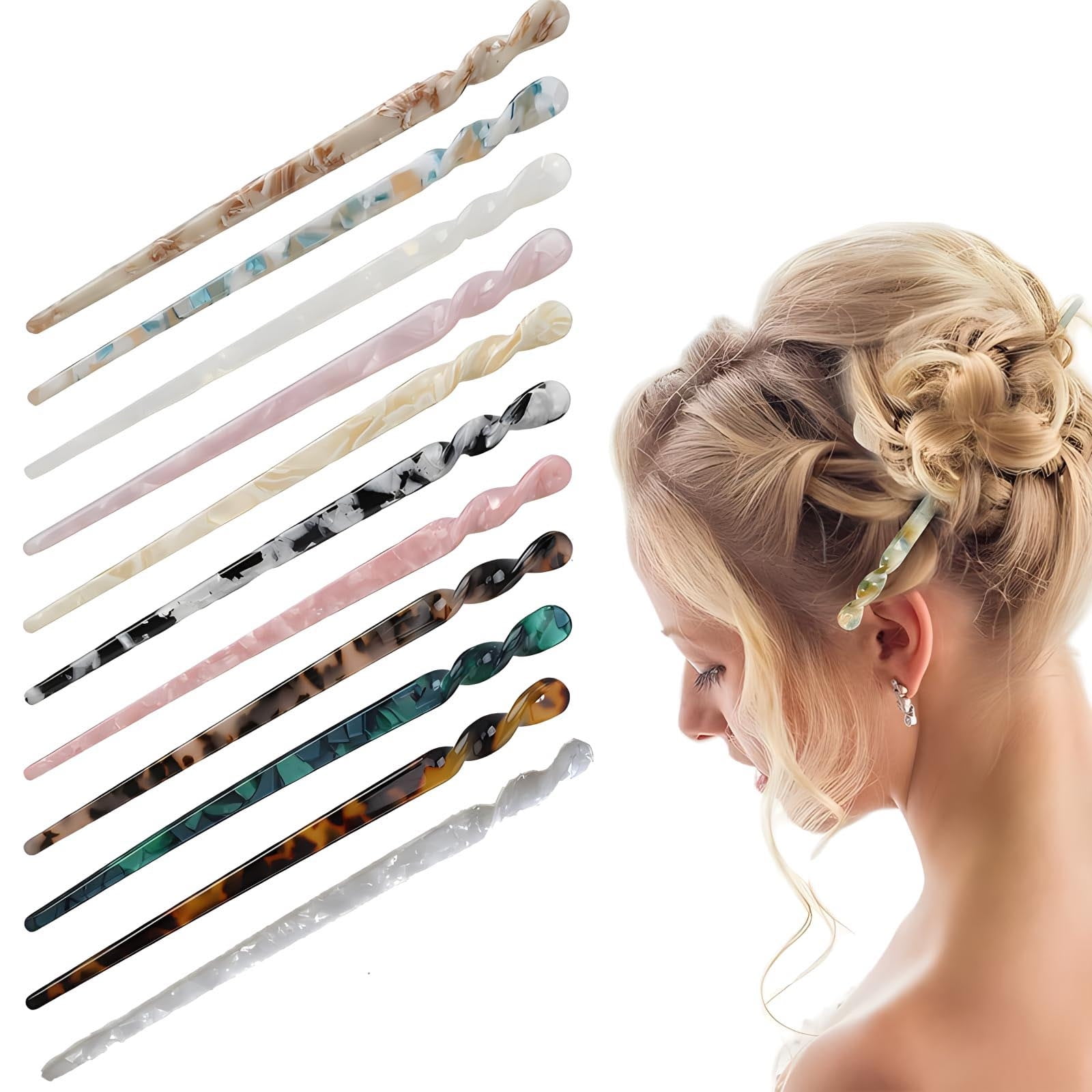 Vintage Chinese Style Classic Hanfu Accessories Hair Stick Hair Fork Hair Chopsticks Metal Hairpin – Buy The Best Products In The Online Store - Foto 10