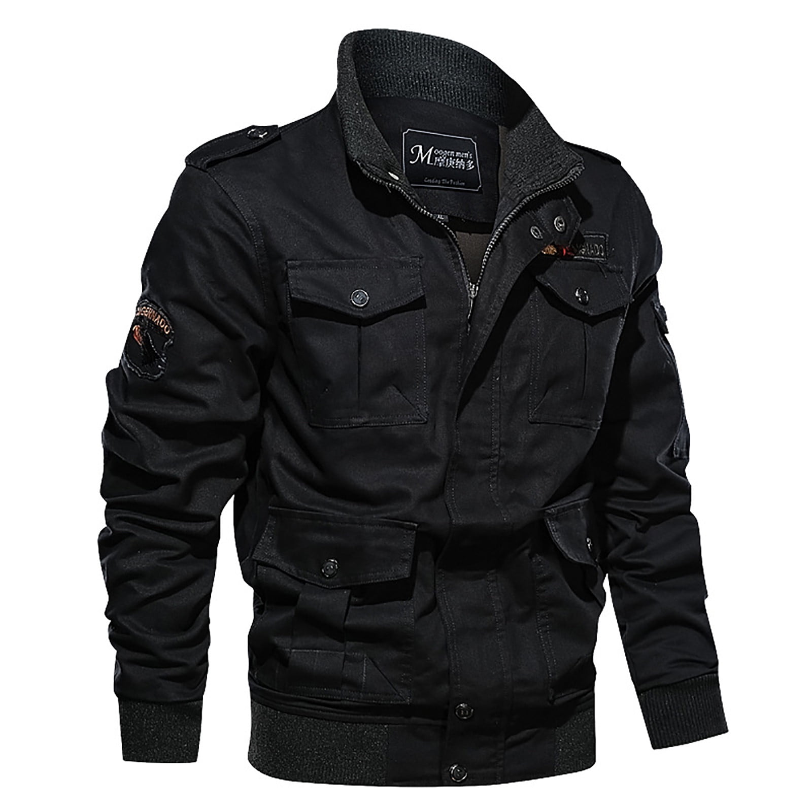 NIZELUK Men s Jacket Men s Coat Men s Lightweight Jackets Clearance Sales Today Deals Prime Men s And Winter Casual Solid Color Tooling Wind Jacket Zipper Coat Walmart