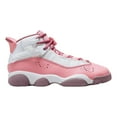 thumbnail image 1 of NIke Big Kids 6 Rings Basketball Shoes,Coral Chalk/White/Desert Berry,6.5, 1 of 4