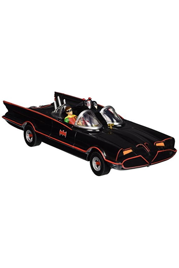 10" Classic TV Series Batmobile with Bendable Figures