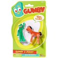 thumbnail image 1 of NJ Croce Gumby & Pokey Mini Bendable Pair, 1 of 3