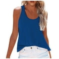 thumbnail image 1 of NJGRAE 3/4 Sleeve Tops for Women Petite V Neck T-Shirt Women Vest Sleeveless Tanks Summer Casual Tops O Neck Solid Color Casual Shirts Slim Fit Blouse Lightweight Linen Blend Tops S, 1 of 4