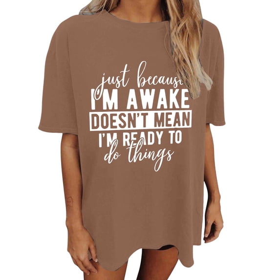 NJGRAE Double Lined Tops for Women Floral Print Summer T-Shirts Women's Oversized Top Loose Short Sleeve T Shirt Womens Basic Tshirts Xxl