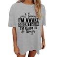 thumbnail image 1 of NJGRAE Flowy Tops for Women Floral Print Summer T-Shirts Women's Oversized Top Loose Short Sleeve T Shirt Tie Dye Summer T-Shirt Xl, 1 of 4