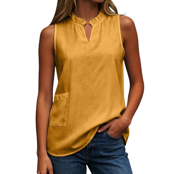 NJGRAE Plus Size Tops for Women Yoga T-Shirts for Women Tops for Women V Neck Tank Tops Lace Sleeveless Shirts Summer Casual Tunic Blouse Office Casual Short Sleeve