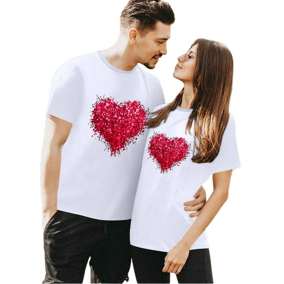 NJGRAE Summer Tops for Women 2025 Denim Tops for Women Women's Casual Loose Crewneck Tee | Short Sleeve Top for Comfort & Style Plus Size V Neck T-Shirts M