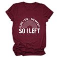 thumbnail image 1 of NJGRAE Womens Going Out Tops Women’S Loose Fit T-Shirts Women's English Letter Printed Round Neck Casual Short Sleeved Top Women’S Ribbed Knit Tees Xl, 1 of 3