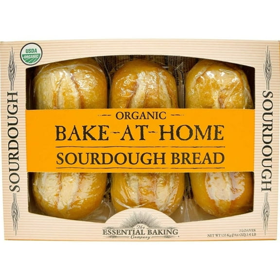NJHF Organic Artisan Sourdough Bread, 18.2 Ounce (Pack of 3)
