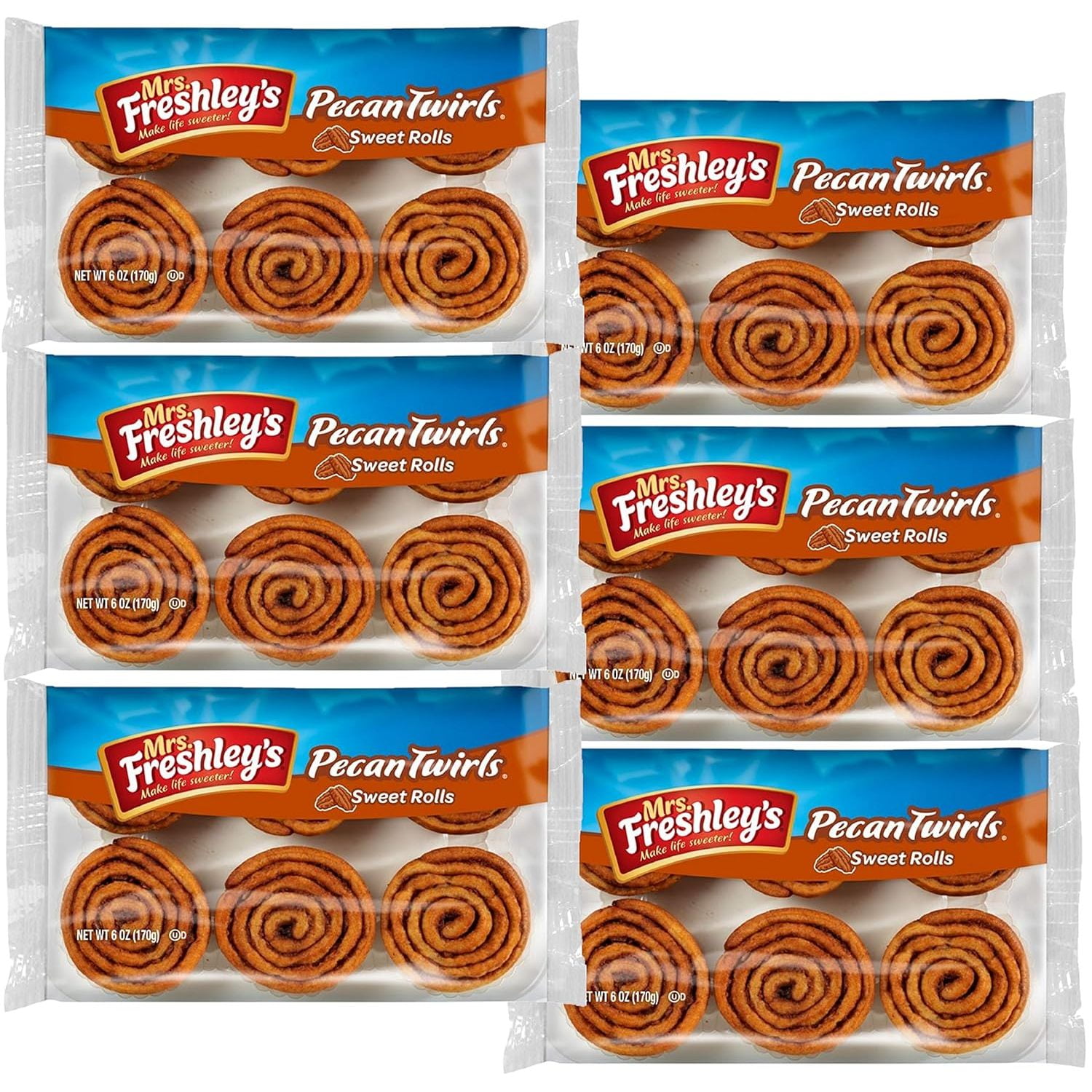 NJHF Pecan Twirls Sweet Rolls | 36 Count