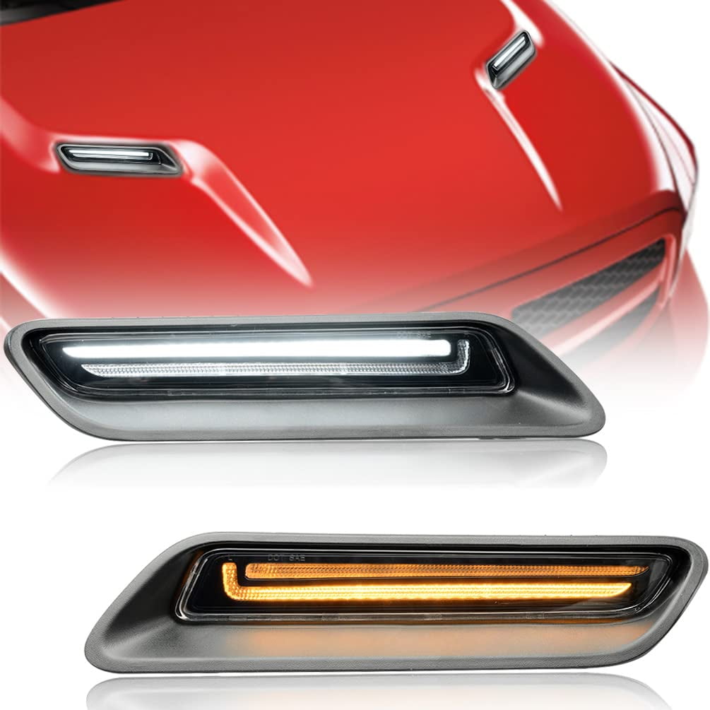 LED Fog & DRL Lights For Toyota Tacoma (2012-2023) – White/Amber Switchback, DOT Approved