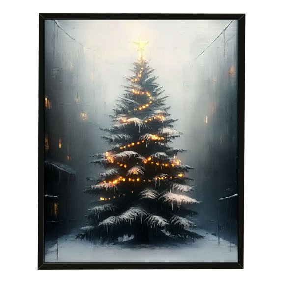 NJSTORE 1731736130421000 Black Border Decorative Wall Art Canvas 12x16in / 16x20in Living Room Bedroom Home Office Decor 12x16in