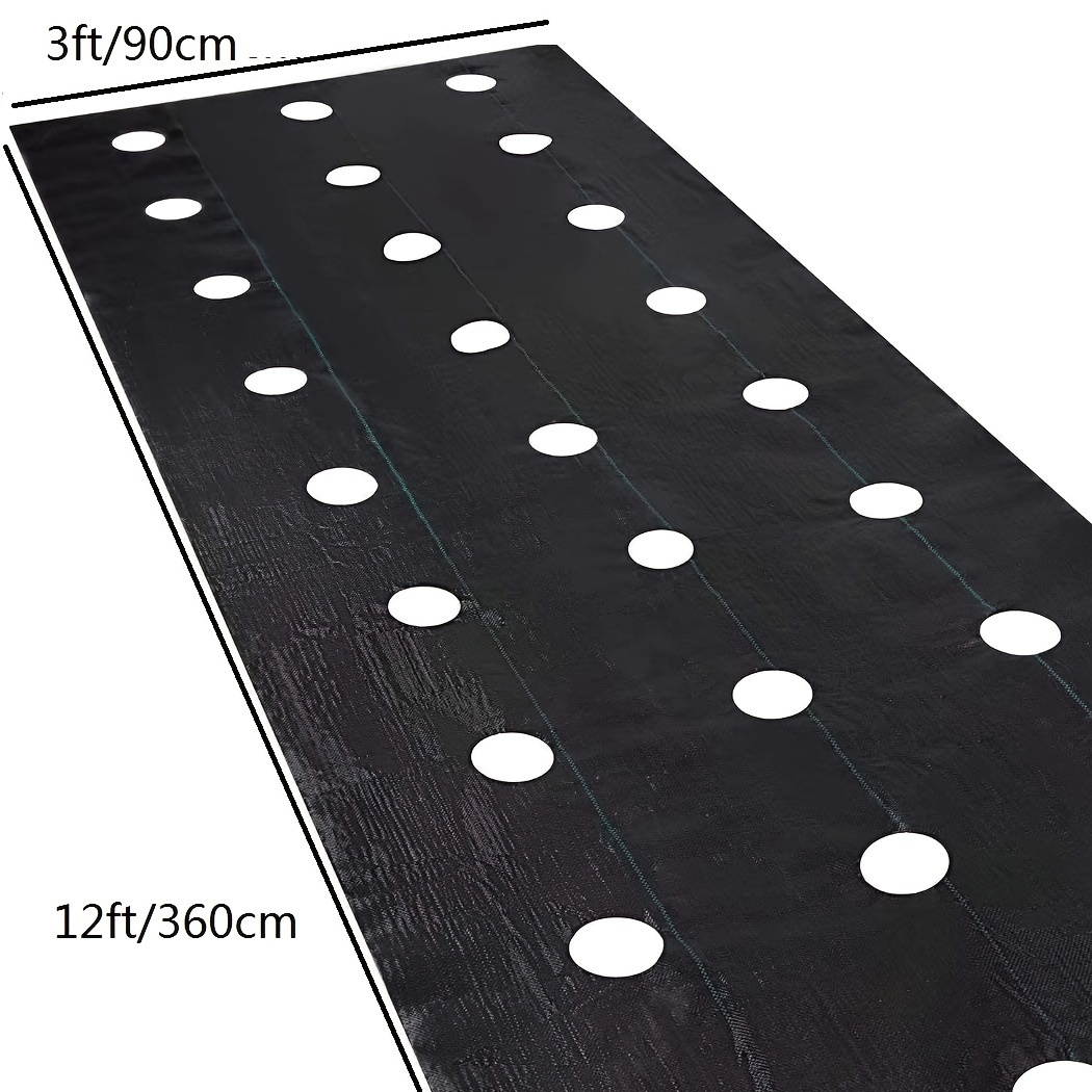 NJYRFB Landscape Fabric Weed Barrier 3.0 oz. Ground Cover Garden Mats