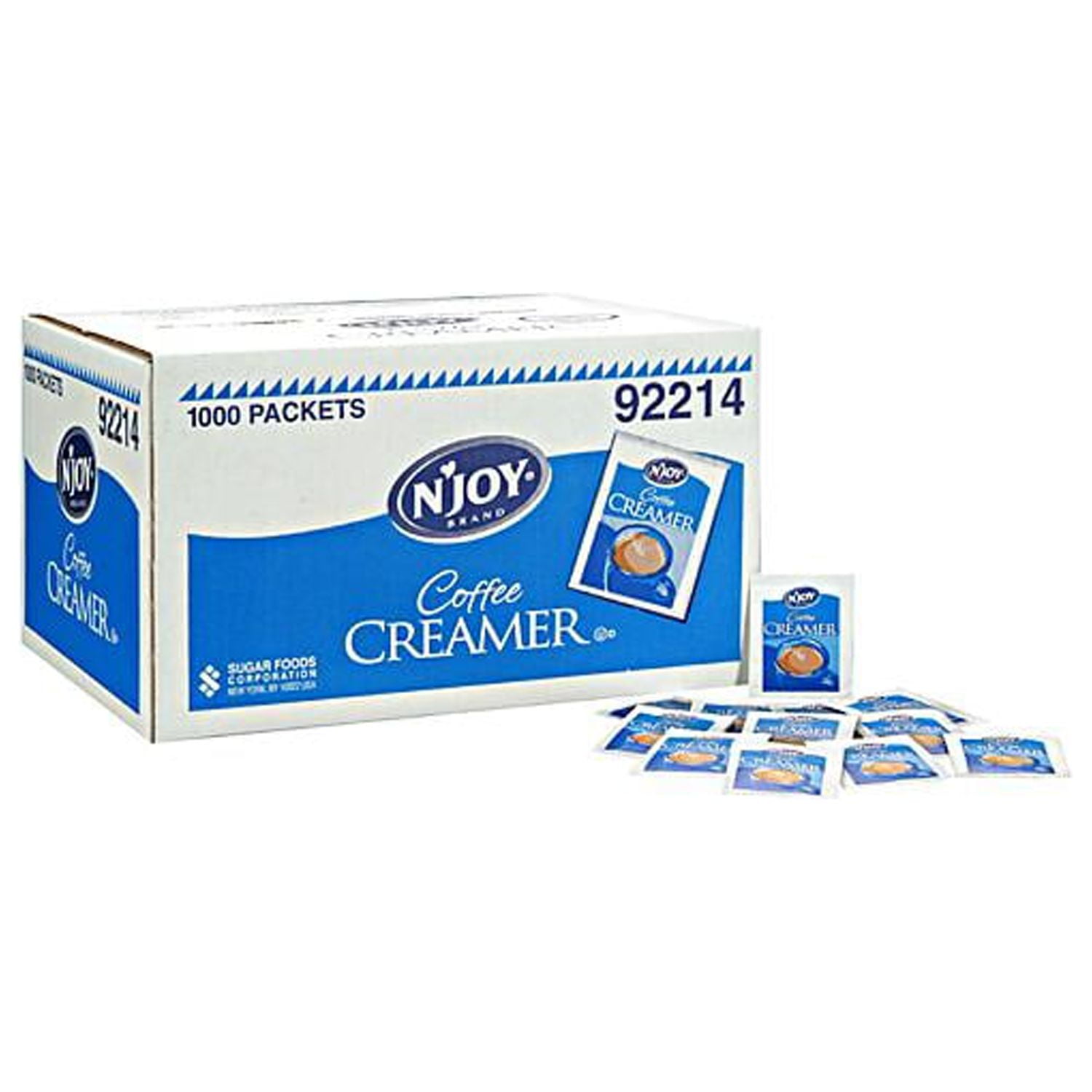 NJoy NonDairy Powdered Creamer Packets 1,000 Ct