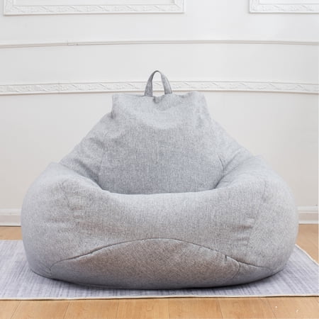 NK Home Classic Beanbag Chair Cover Memory Beanbag Detachable Particles Foam Padded Furniture Seat Cover Size 39.4" x 47.2"(Not Included Filling)