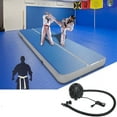 thumbnail image 1 of NK Inflatable Gymnastics AirTrack Tumbling Mat Air Track Floor Mats with Electric Air Pump for Home Use/Training/Cheerleading/Beach/Park, 1 of 8