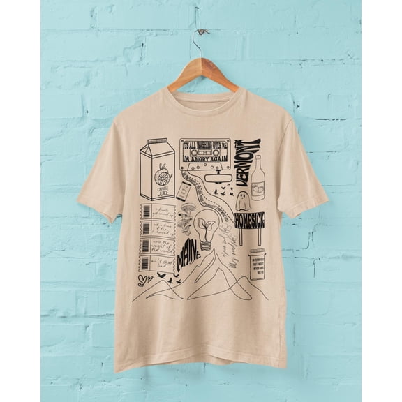 NK Inspired Shirt Vintage Collage T-Shirt