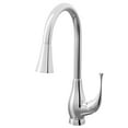thumbnail image 1 of NKF-H24CH Single Lever Pull-down Kitchen Faucet, Chrome Finish, 1 of 9