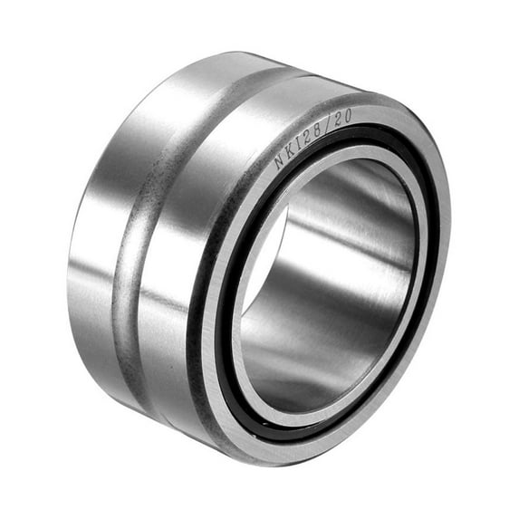 NKI28/20 Needle Roller Bearing w Inner Ring, 28mm Bore Dia, 42mm OD, 20mm Width