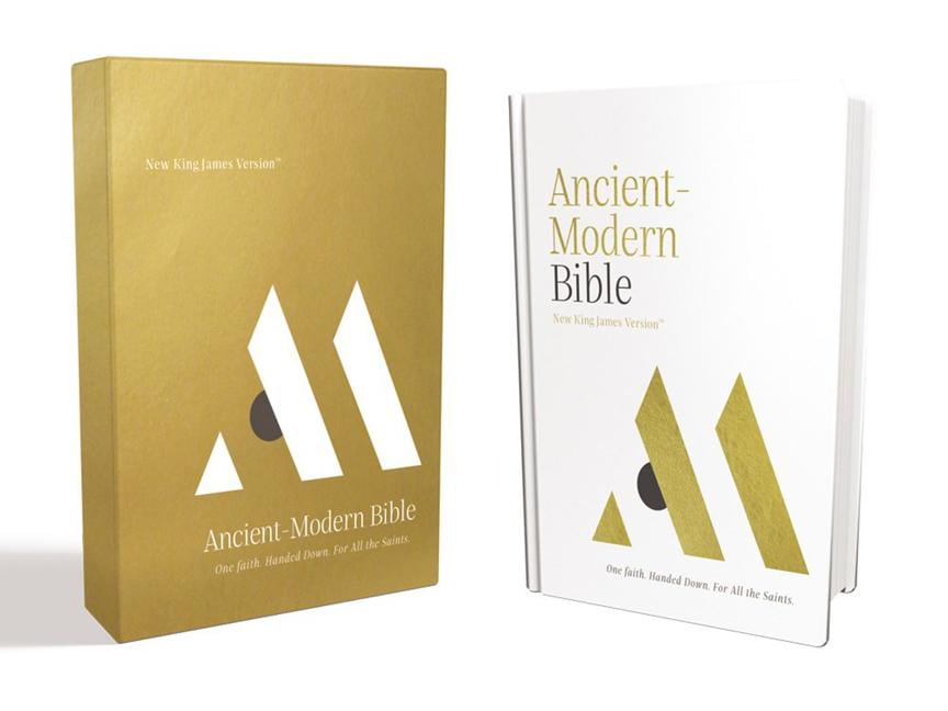 NKJV, AncientModern Bible, Hardcover, Comfort Print One Faith. Handed