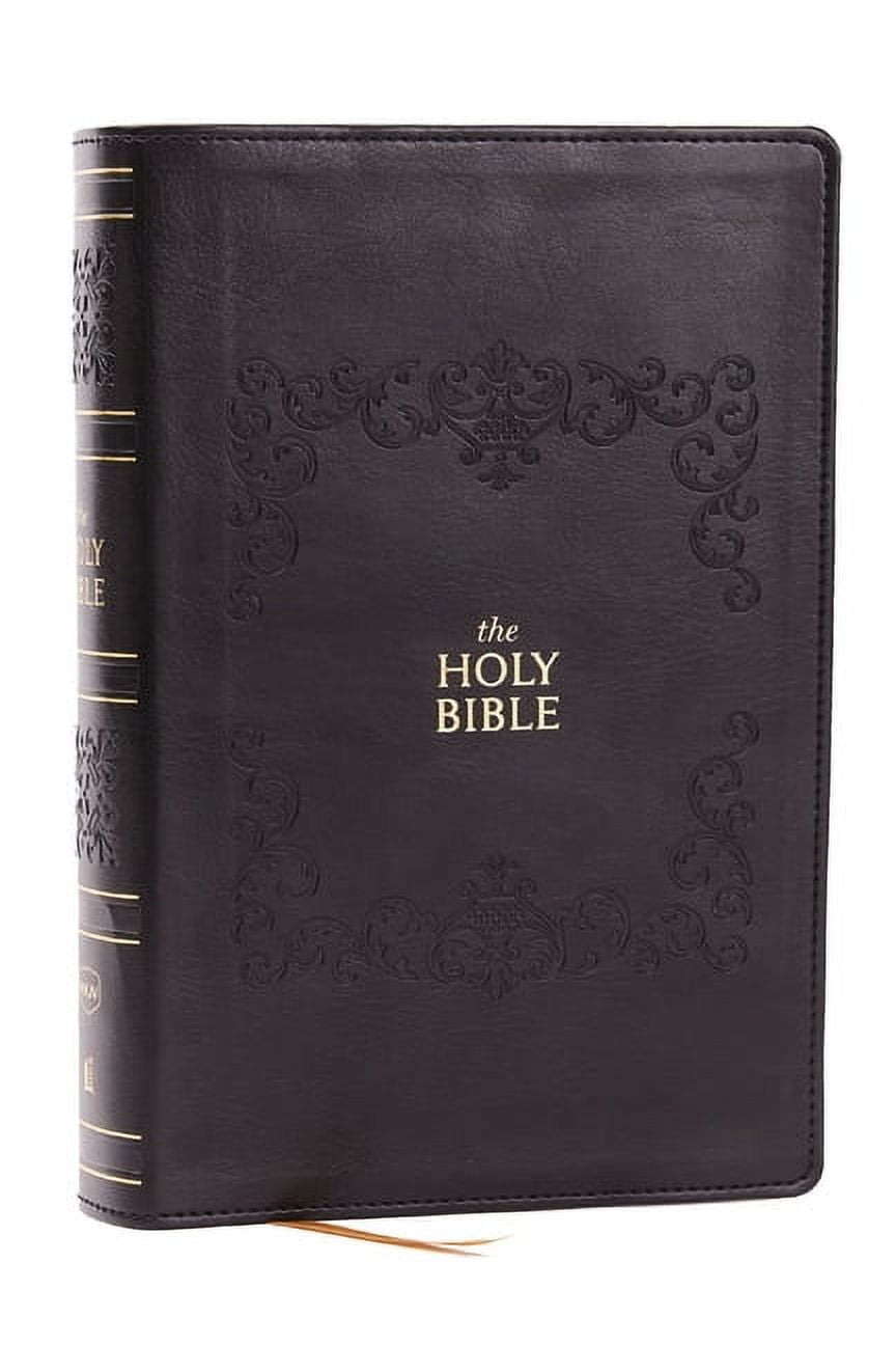 NKJV Bible: Personal Size Giant Print, Black Leathersoft, Holy