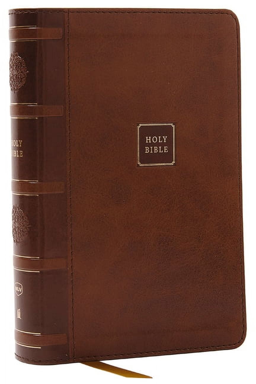 NKJV Compact Paragraph-Style Bible W/ 43,000 Cross References, Brown Leathersoft, Red Letter, Comfort Print: Holy Bible, New King James Version: Holy Bible, New King James Version (Other)