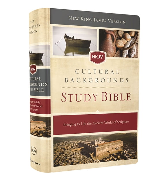 Zondervan NKJV Cultural Backgrounds Study Bible Hardcover, Red