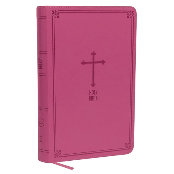 NKJV, Deluxe Gift Bible, Imitation Leather, Pink, Red Letter Edition (Hardcover)