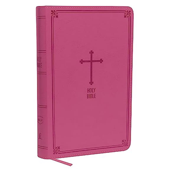 Pre-Owned NKJV, Deluxe Gift Bible, Imitation Leather, Pink, Red Letter Edition (Hardcover) by Thomas Nelson