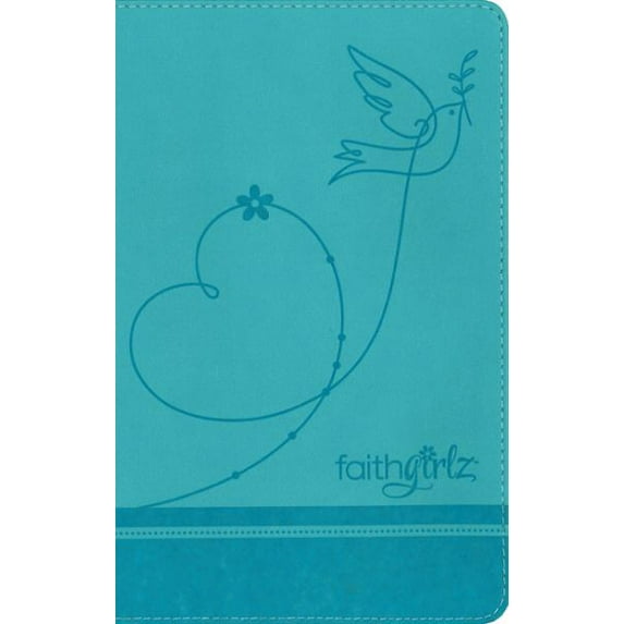 NKJV, Faithgirlz Bible (Caribbean Blue Italian Duo-Tone)