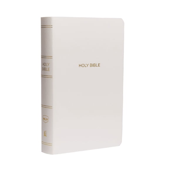 NKJV, Gift and Award Bible, Leather-Look, White, Red Letter Edition, (Hardcover)