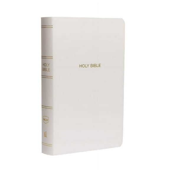 NKJV, Gift and Award Bible, Leather-Look, White, Red Letter Edition, (Hardcover)