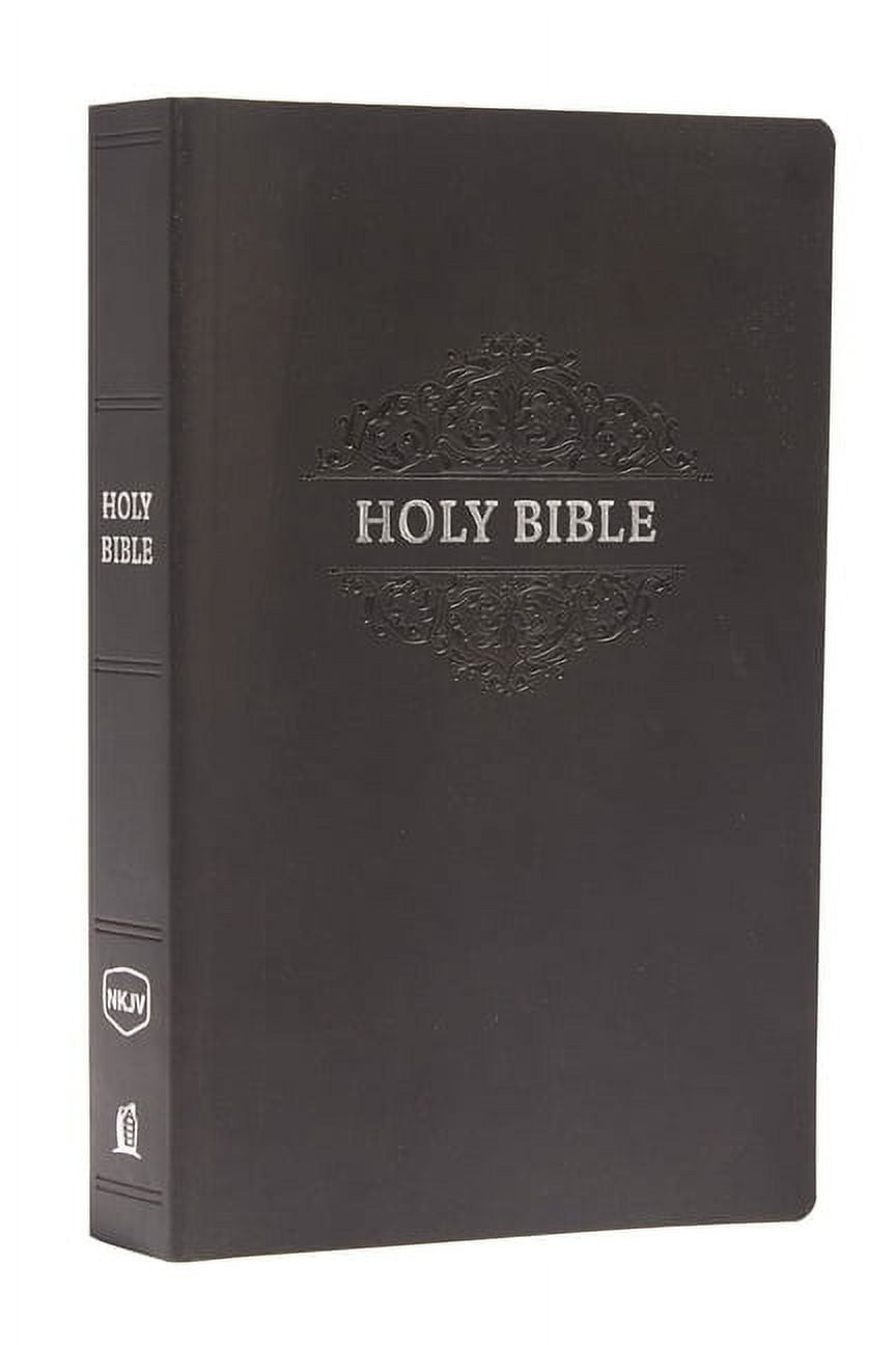 THOMAS NELSON NKJV, Holy Bible, Soft Touch Edition, Imitation Leather, Black, Comfort Print (Hardcover)