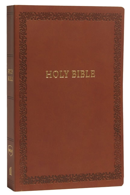 THOMAS NELSON NKJV, Holy Bible, Soft Touch Edition, Imitation Leather, Brown, Comfort Print, (Hardcover)