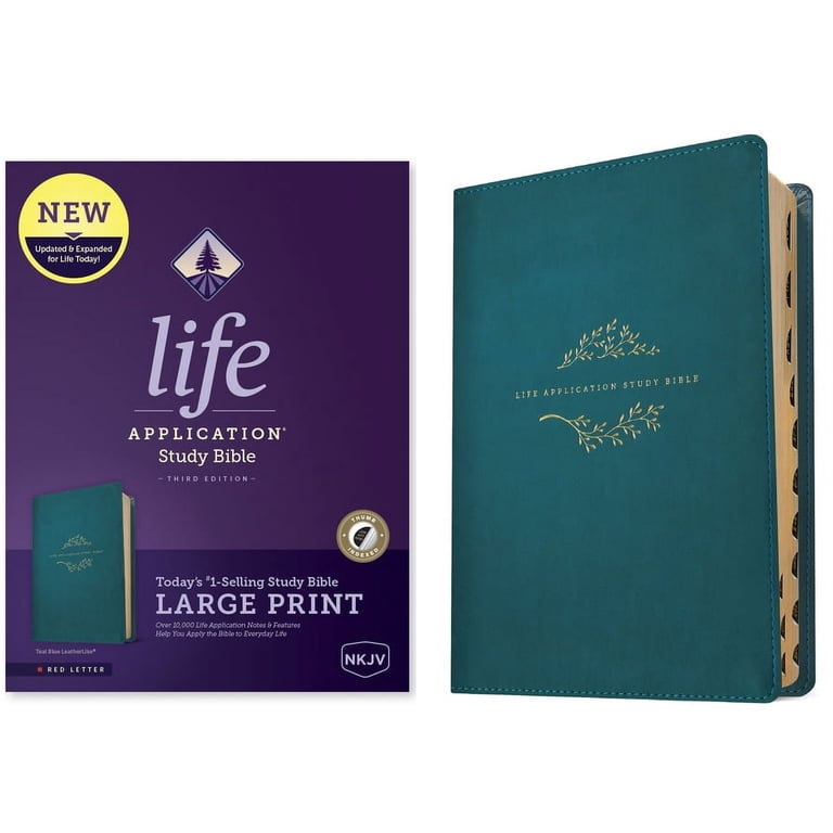 NKJV Life Application Study Bible, Third Edition, Large Print