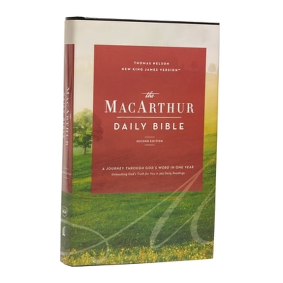 Pre-Owned NKJV Macarthur Daily Bible, 2nd Edition : Read Through the Bible in One Year, with Notes from John Macarthur (Hardcover) 9780785239581